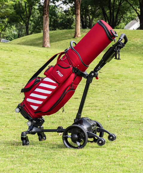 Nerch G3 con bolso de golf rojo